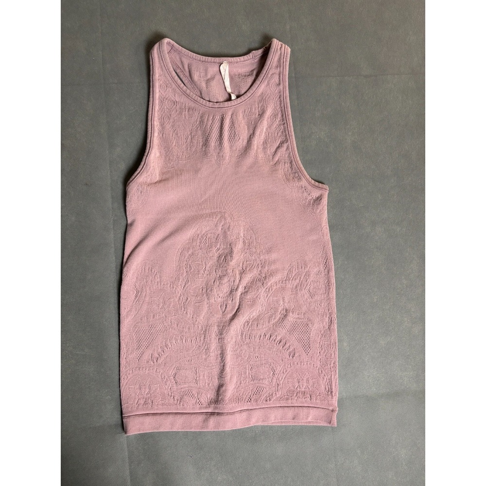Lululemon Tank Top Women's 4 Pink Sleeveless Racerback Pullover Outdoor